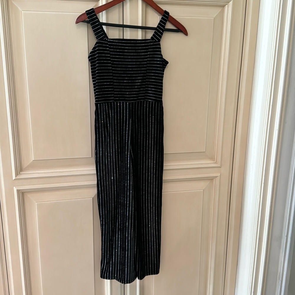 Miss Behave new velvet girls black and silver jumpsuit 12